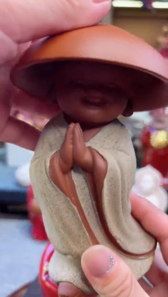 紫砂茶宠器闵茶宠摆件