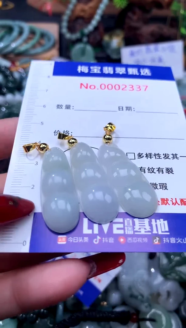 颈饰未镶嵌翡翠多样性发一翡翠A货