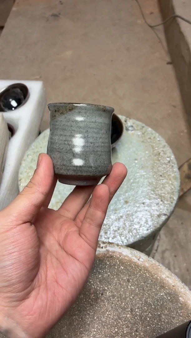 茶盏真柴烧建盏换点柴火