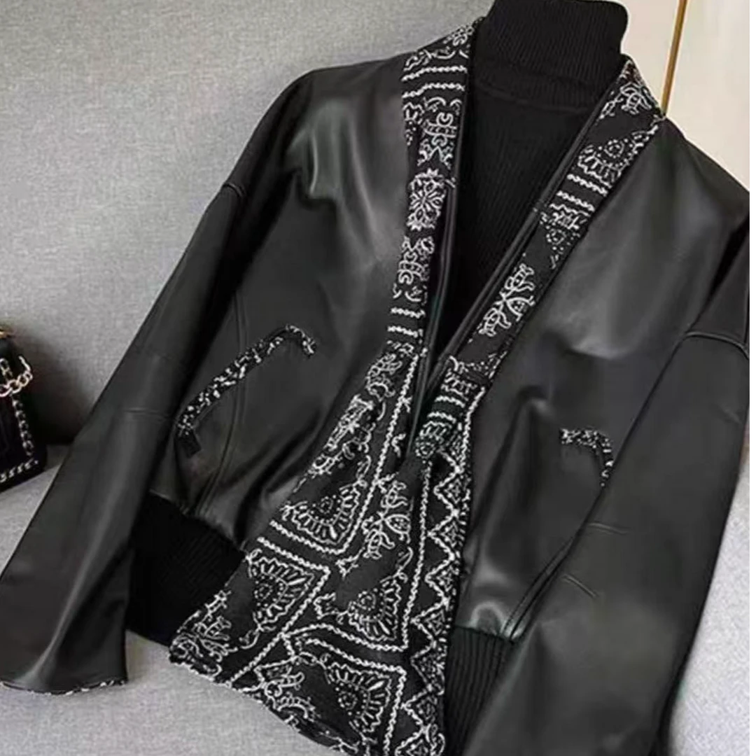 8309女士皮衣休闲时尚轻奢气质