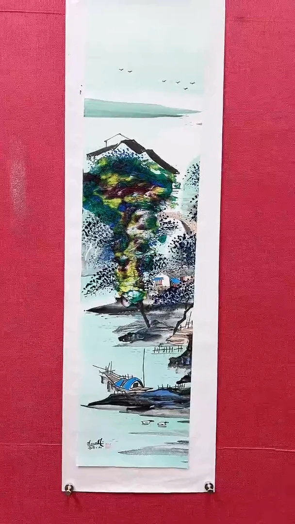 【闪购商品】绘画赵燮绘画2.2平尺抽象山水