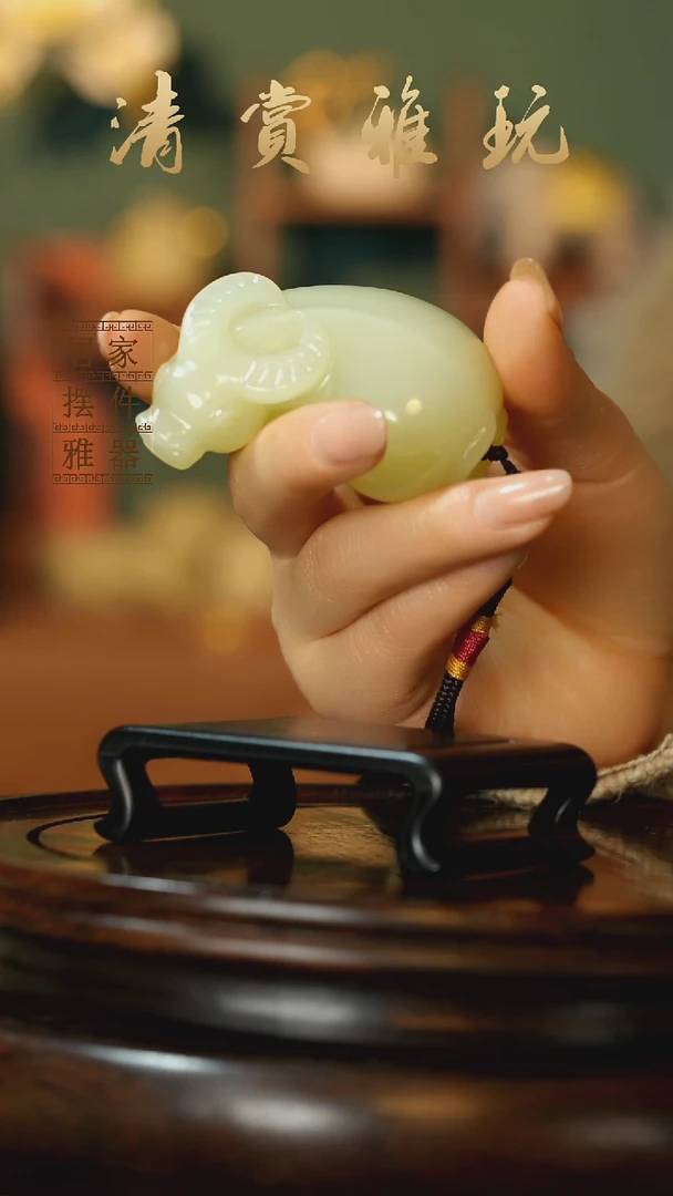 玉《扭转乾坤》摆件