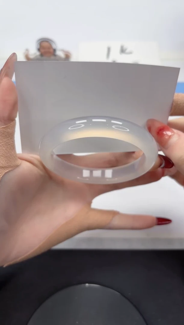 【闪购商品】石英质玉手镯未镶嵌A3-58.4