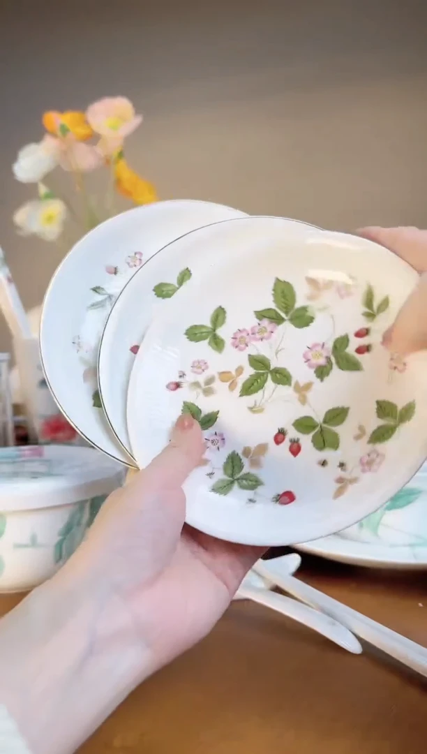 【闪购商品】高骨瓷高骨瓷6.25寸深盘3个