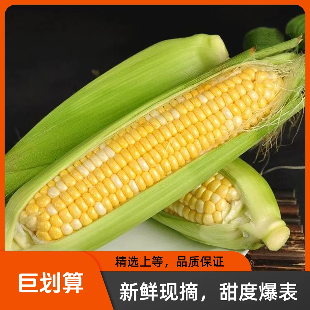 云南水果玉米新鲜现摘现发生吃甜玉米棒子苞谷米蔬菜水果整箱包邮