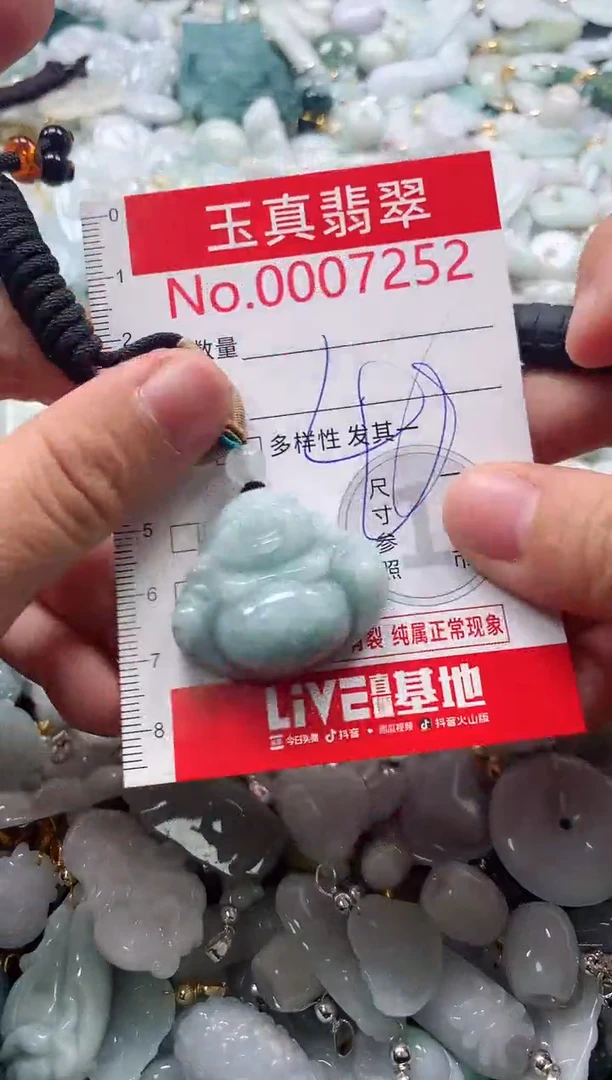 吊坠(不含链)未镶嵌翡翠7252