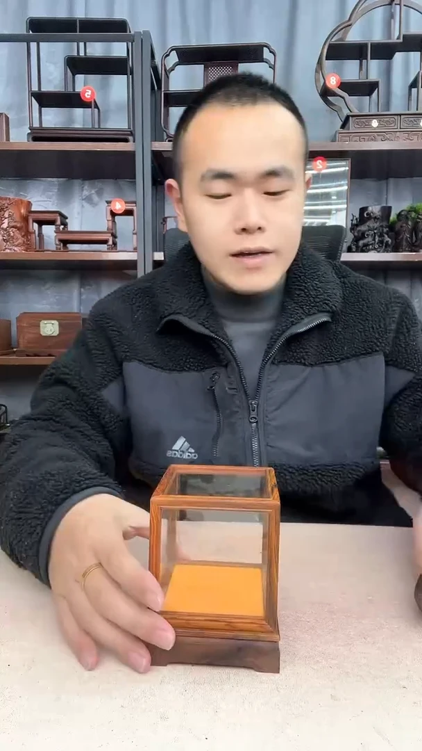 【闪购商品】乌木类端景台小李子红木工艺品