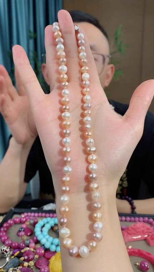 淡水珍珠未镶嵌项链302多样性发其一