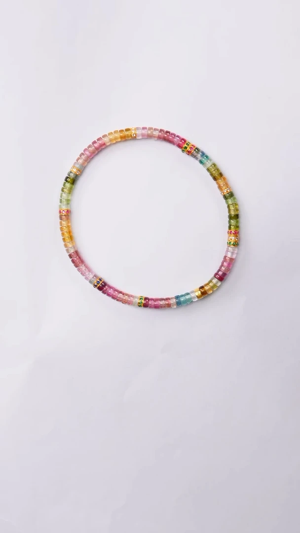 未镶嵌手串碧玺碧玺单圈 防拍链接