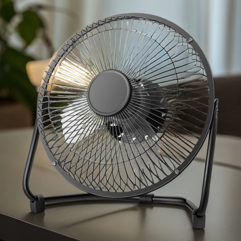 usb小风扇8寸电风扇小型家用办公室学生宿舍上课床上专用迷你电扇