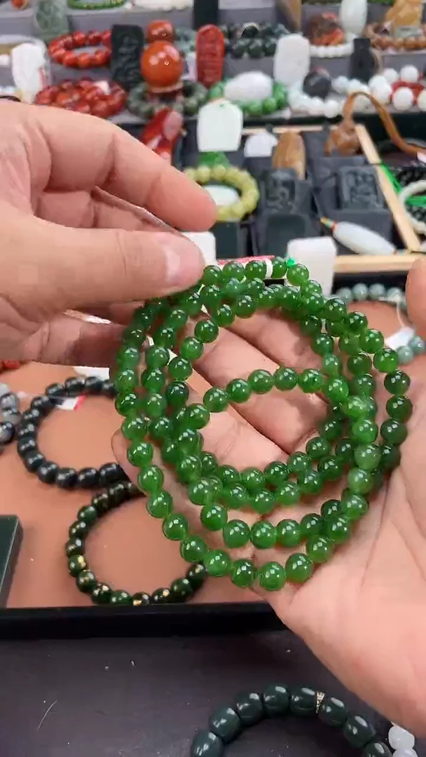 手串未镶嵌和田玉多样性发一件THTY6347