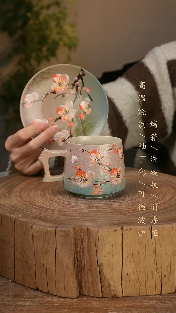 碗瓷景德镇手工手绘高温瓷釉下彩