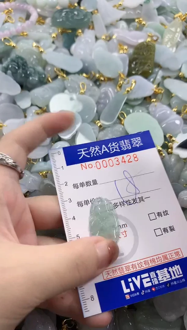 颈饰未镶嵌翡翠天然A货翡翠