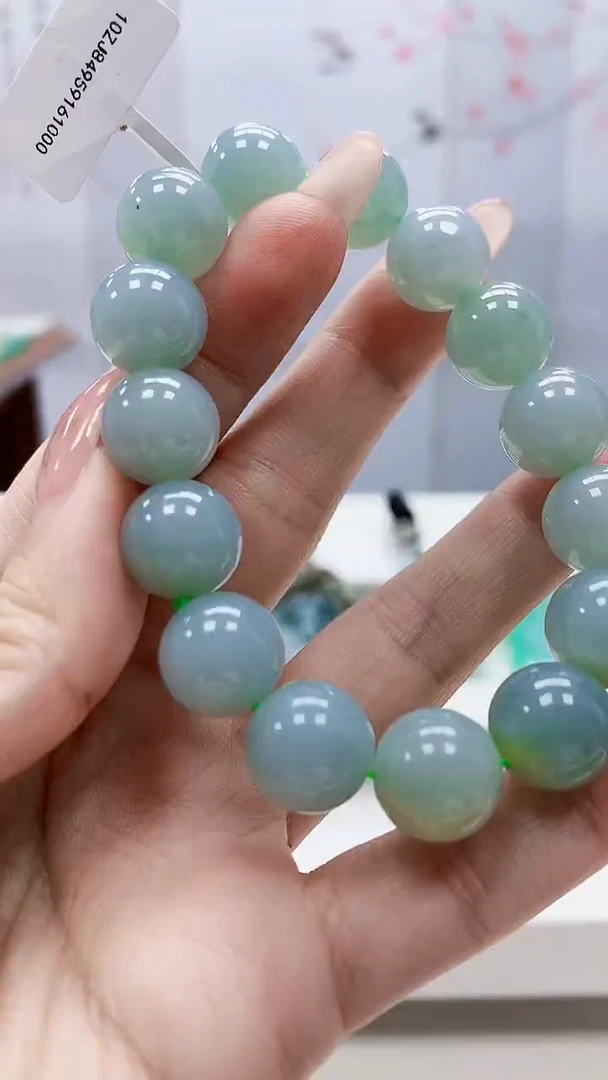 未镶嵌定制翡翠5167ty-毛货手串94