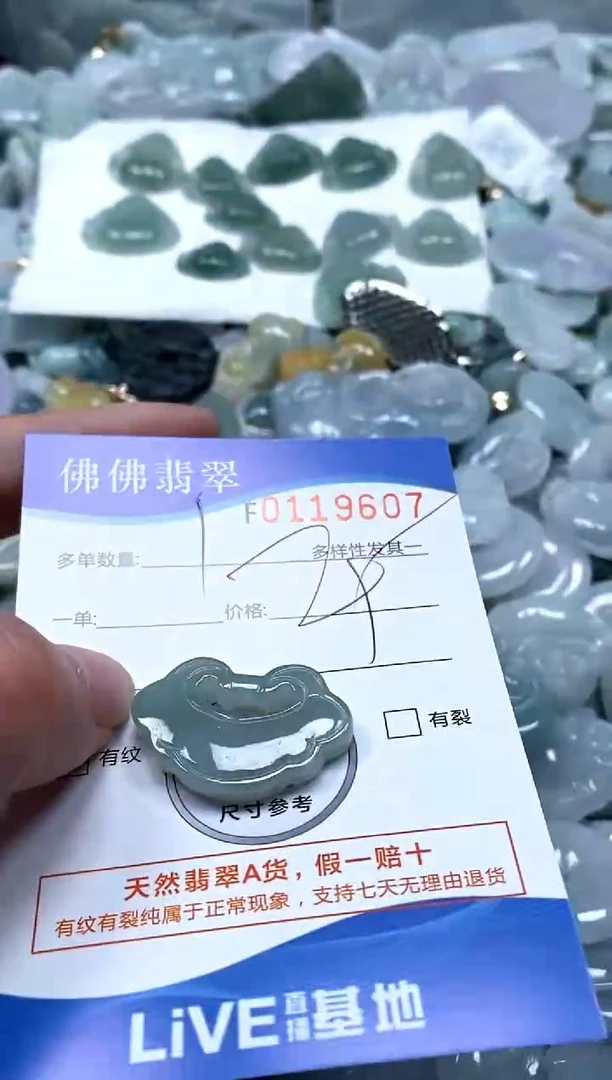 【闪购商品】翡翠颈饰未镶嵌闪购商品0119607