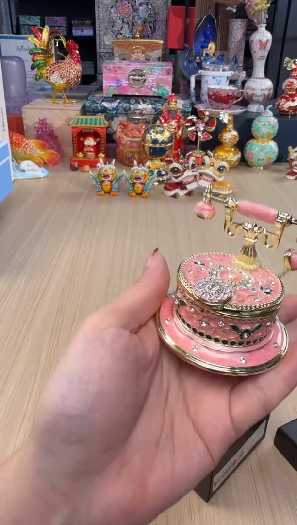123七宝粉色座机