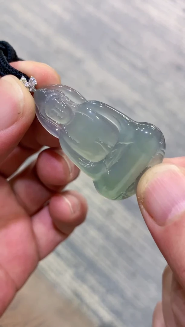 颈饰未镶嵌翡翠天然A货翡翠