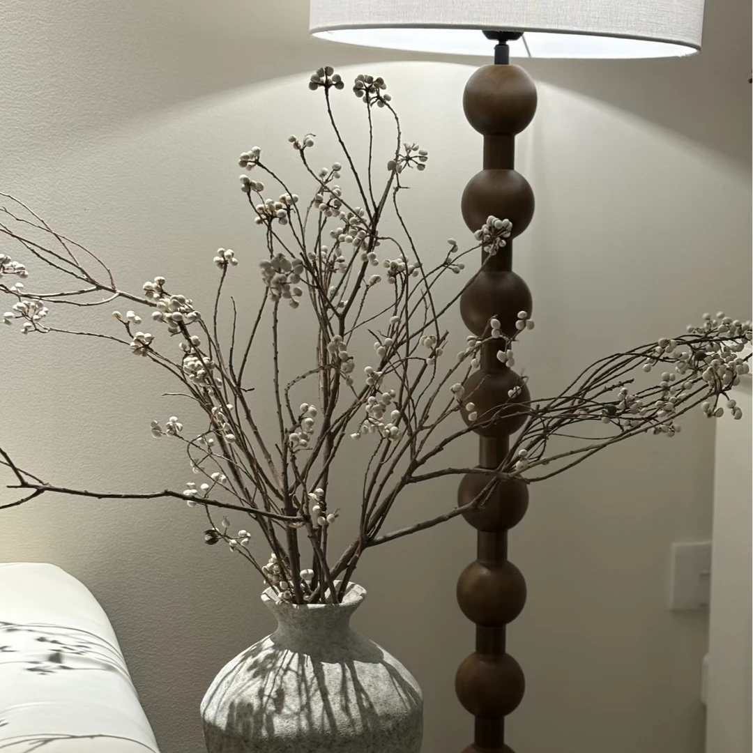 【乌桕果】小白果干花花束树枝名宿风天然装饰客厅高级插花真花