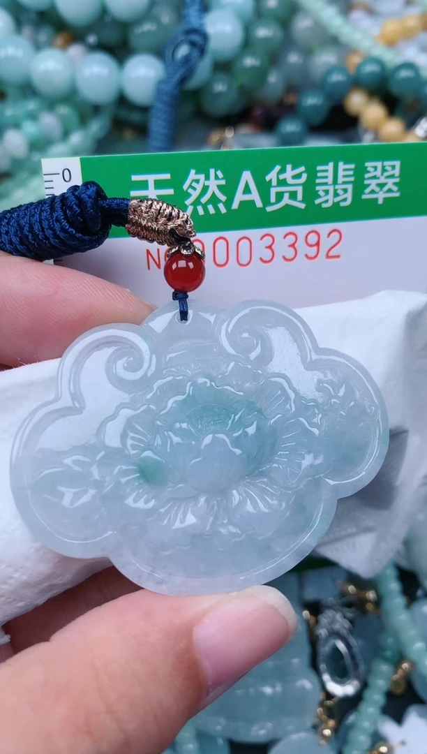 翡翠未镶嵌颈饰.0003392