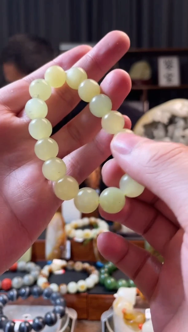 和田玉未镶嵌吊坠(不含链)手串