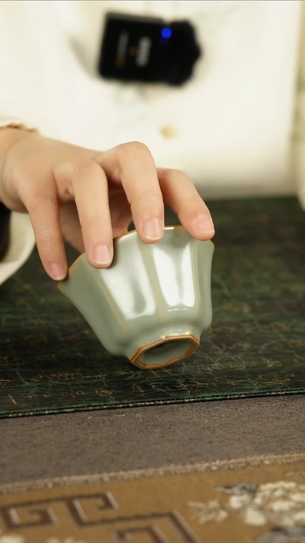 木****4善窑厂汝窑八方杯（限量款）