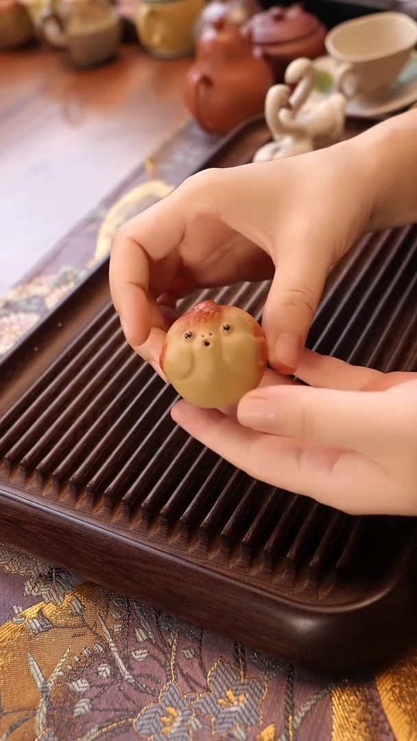 紫砂茶宠宜兴紫砂小鱼