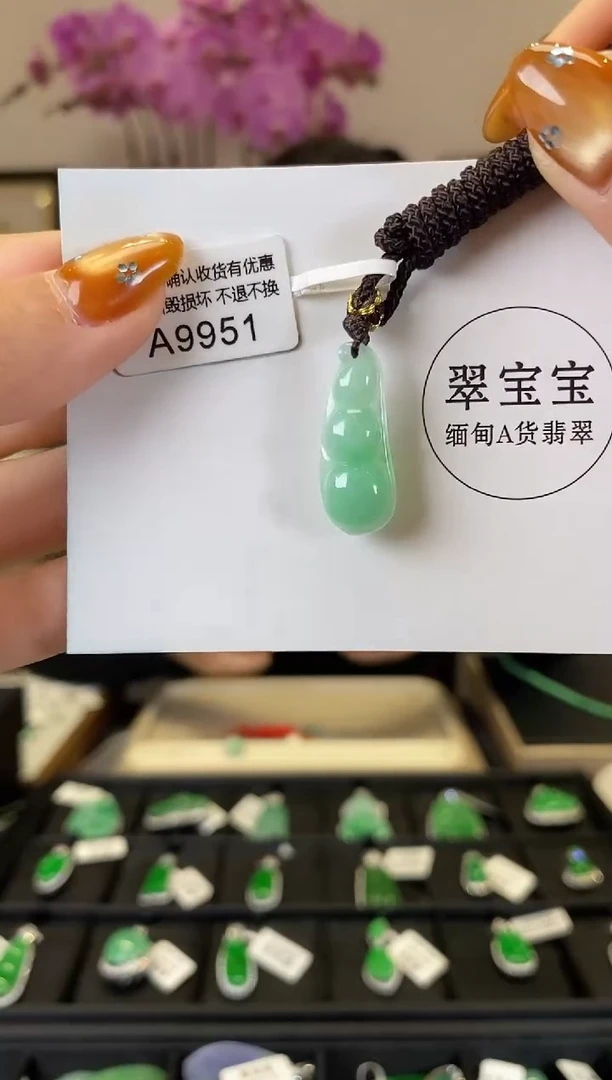 【闪购商品】翡翠颈饰未镶嵌A9951 豆子 含运营费