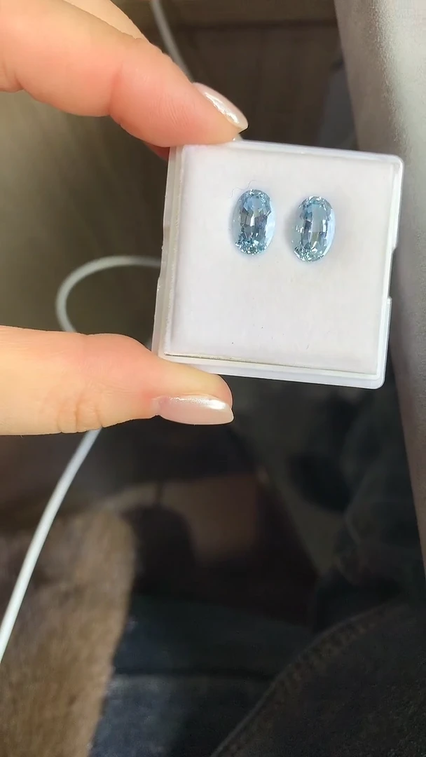 未镶嵌笔搁海蓝宝石海蓝宝石裸石4.85ct