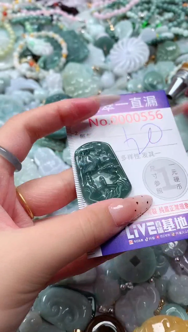 翡翠未镶嵌吊坠(不含链)556