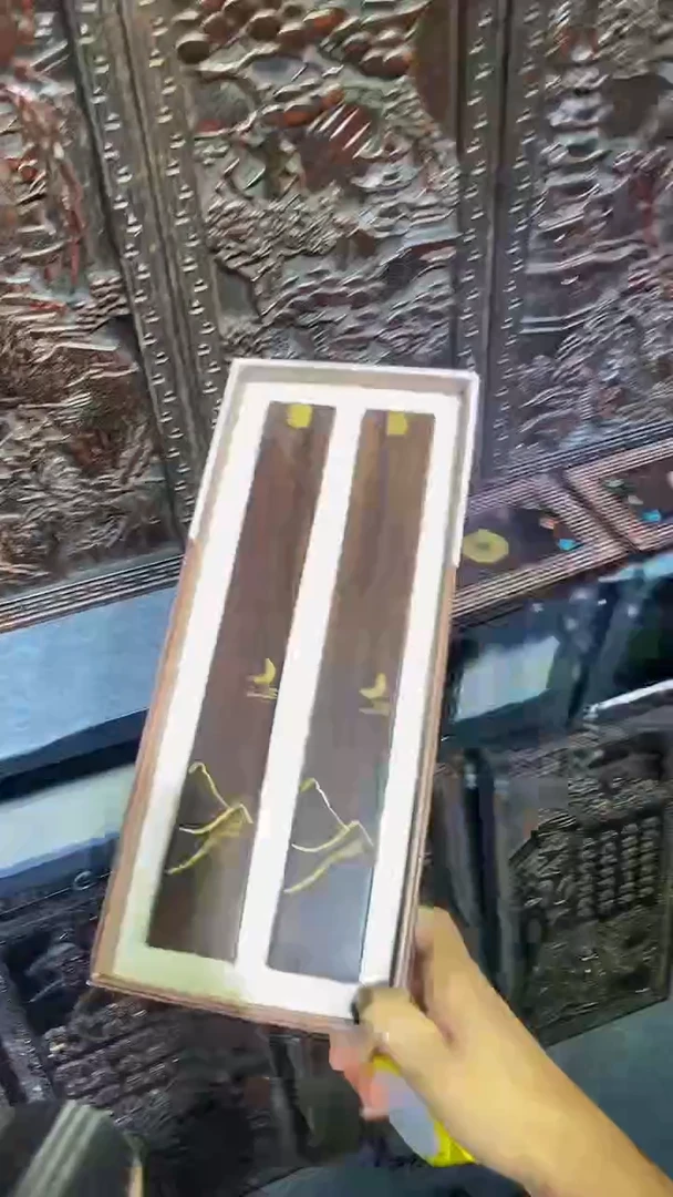 木紫檀雕刻一物一拍