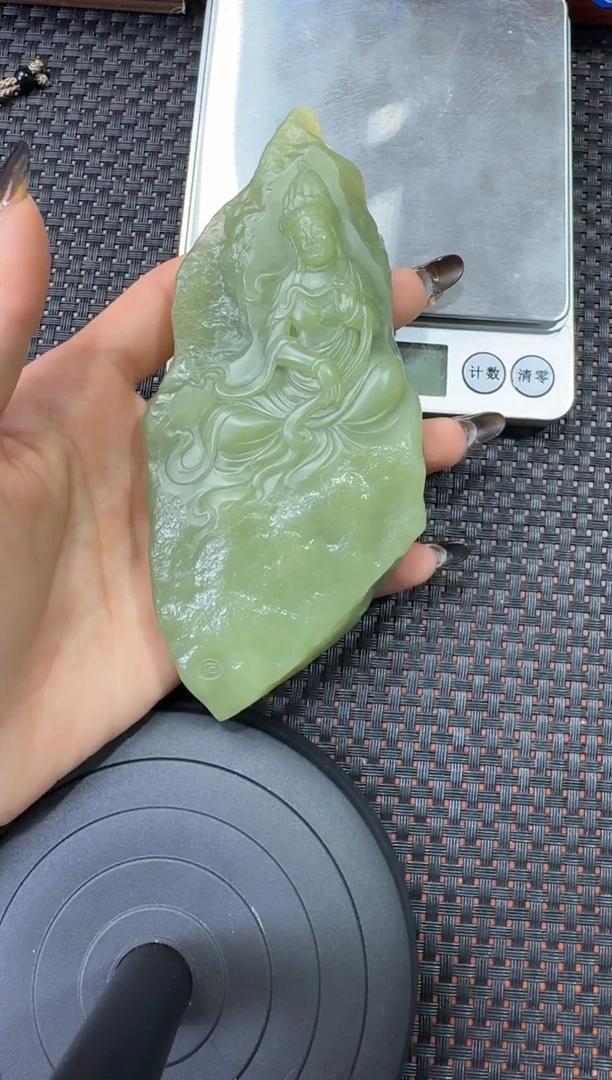 未镶嵌和田玉把件且末隔壁料把件