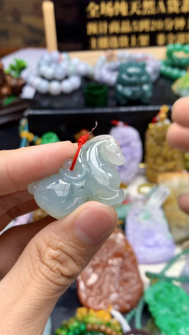 颈饰未镶嵌翡翠天然缅甸翡翠A货