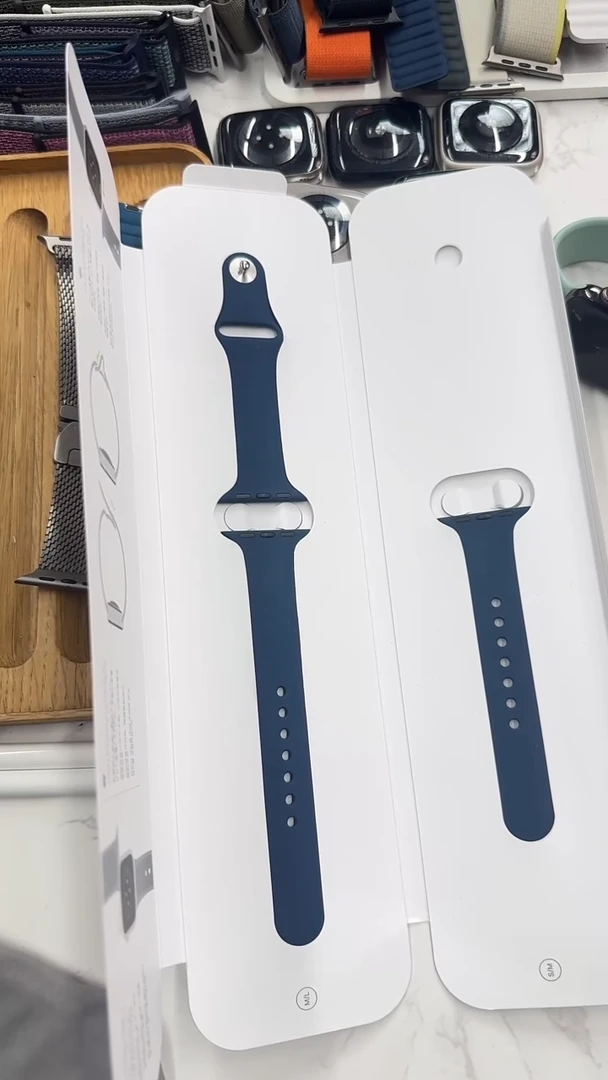 准新品1885号 小表盘 风暴蓝硅胶