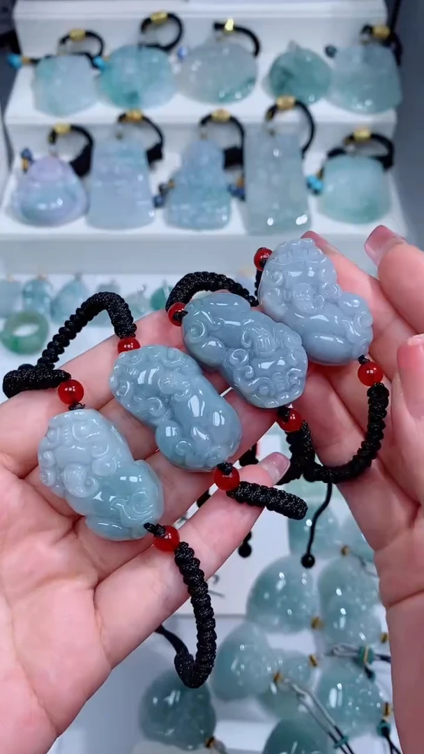 翡翠未镶嵌颈饰手绳吊坠团购多样性发一件