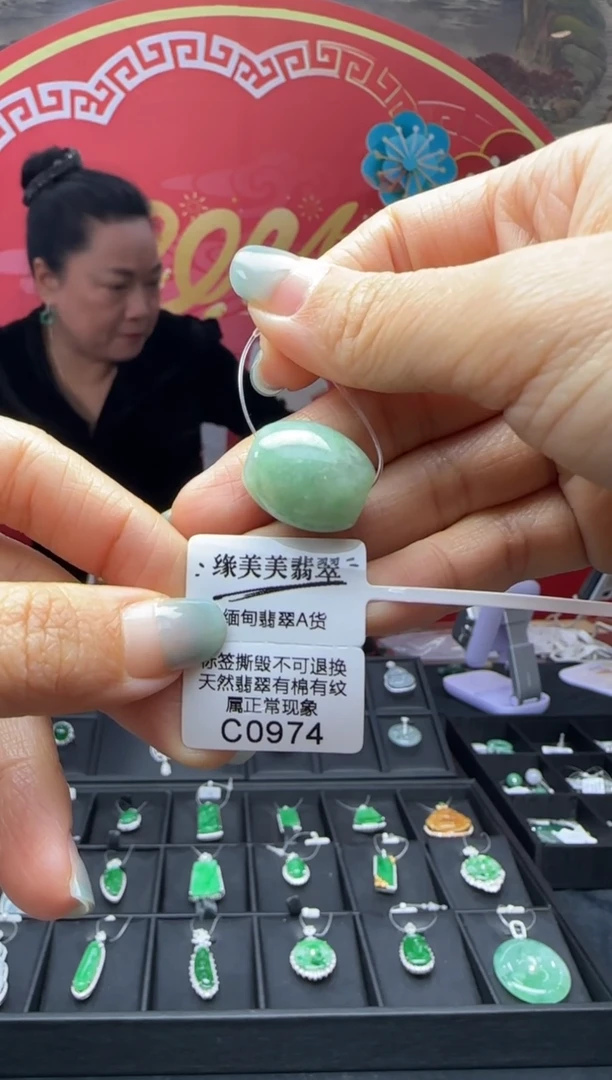 【闪购商品】翡翠颈饰未镶嵌C0974 需包容福利不退换