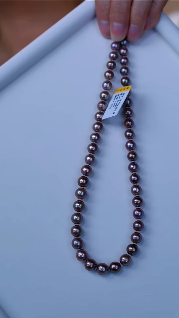 项链未镶嵌淡水珍珠淡水珍珠项链7-9mm