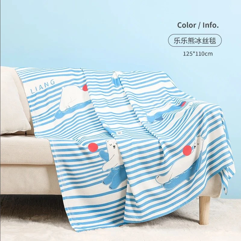 【总部大场】乐乐熊冰丝毯 全新