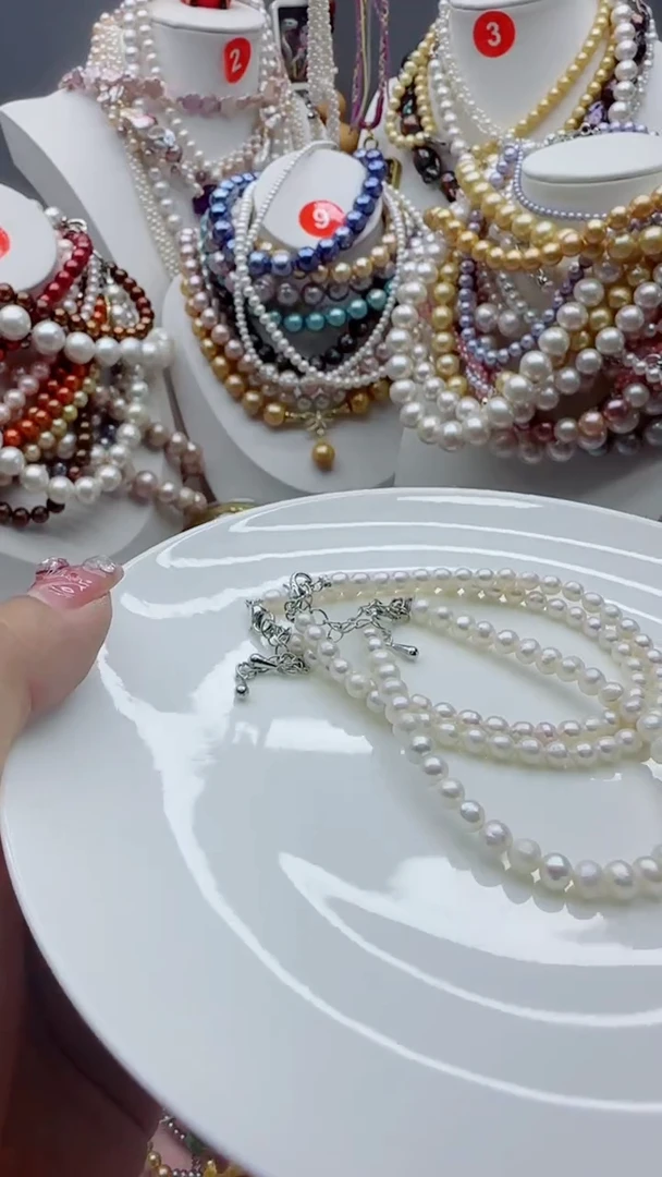 淡水珍珠未镶嵌颈饰1