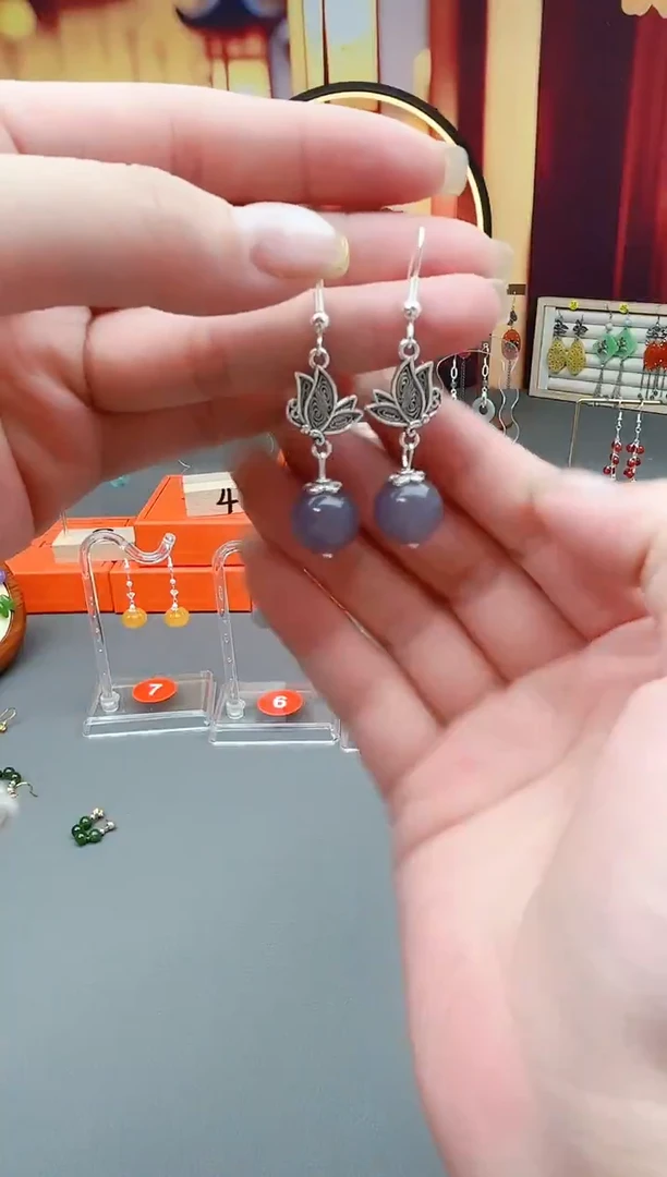 未镶嵌耳钉玛瑙/玉髓231