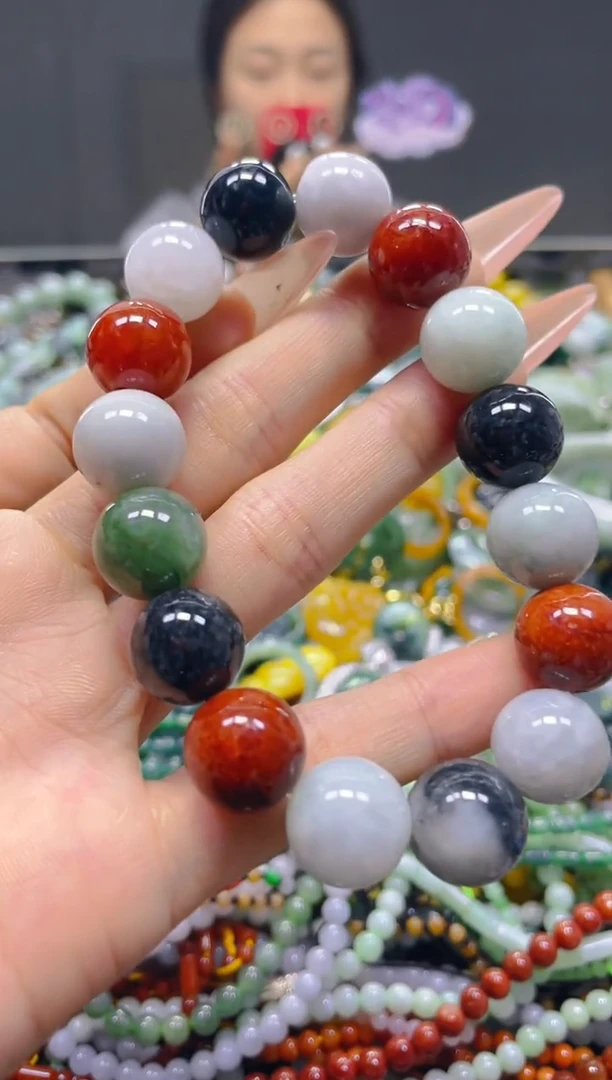 颈饰未镶嵌翡翠13MM