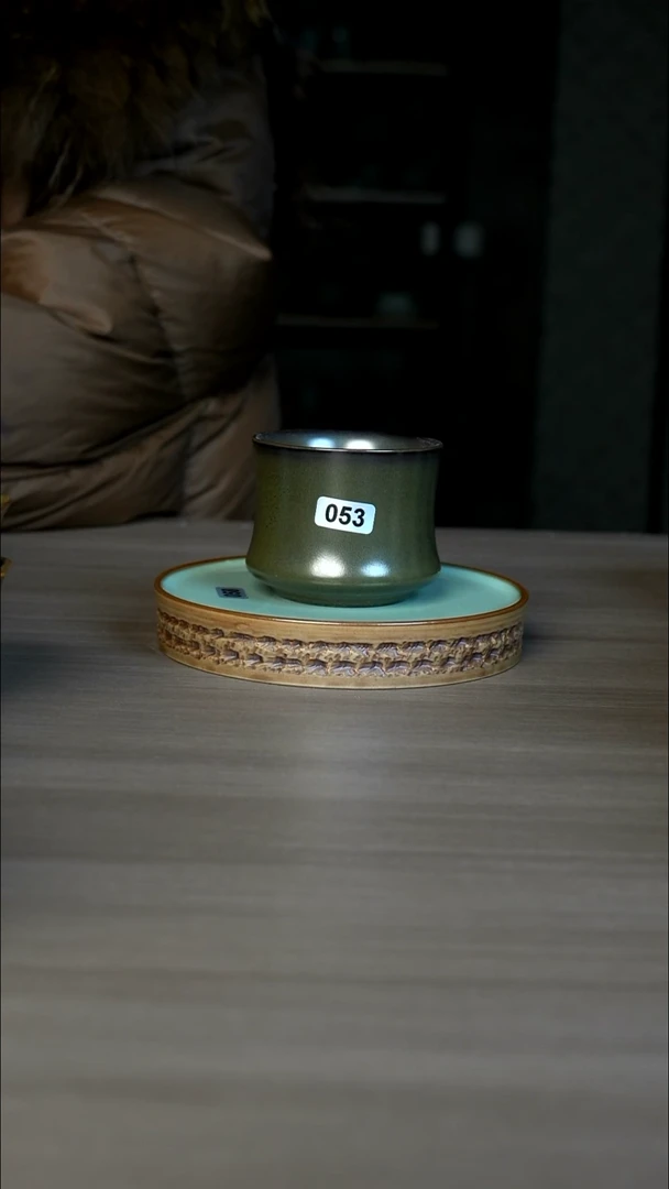 【闪购商品】杯053号茶叶末黑金竹节杯