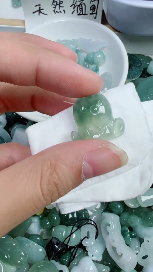 散珠翡翠103号链接，A货翡翠