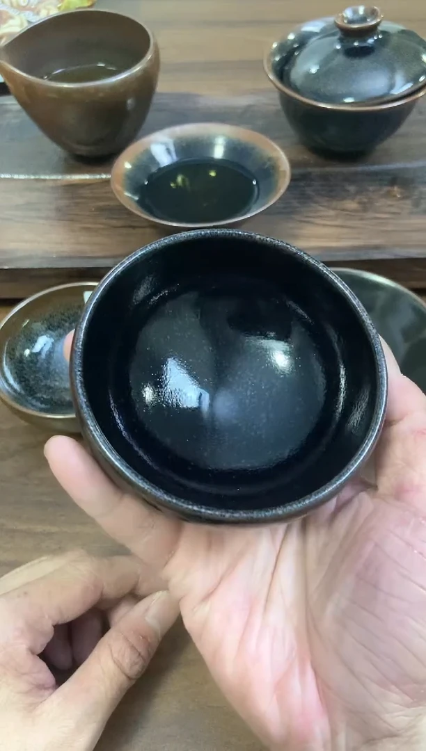 茶盏北之苑龙窑柴烧四档