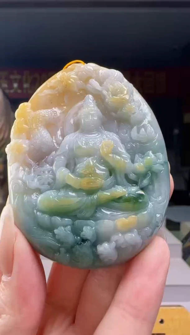 翡翠未镶嵌颈饰CC@@960Q3J18654