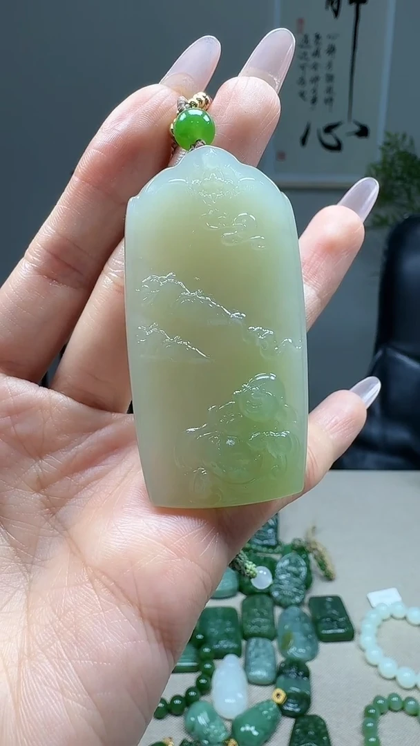 未镶嵌和田玉挂件1