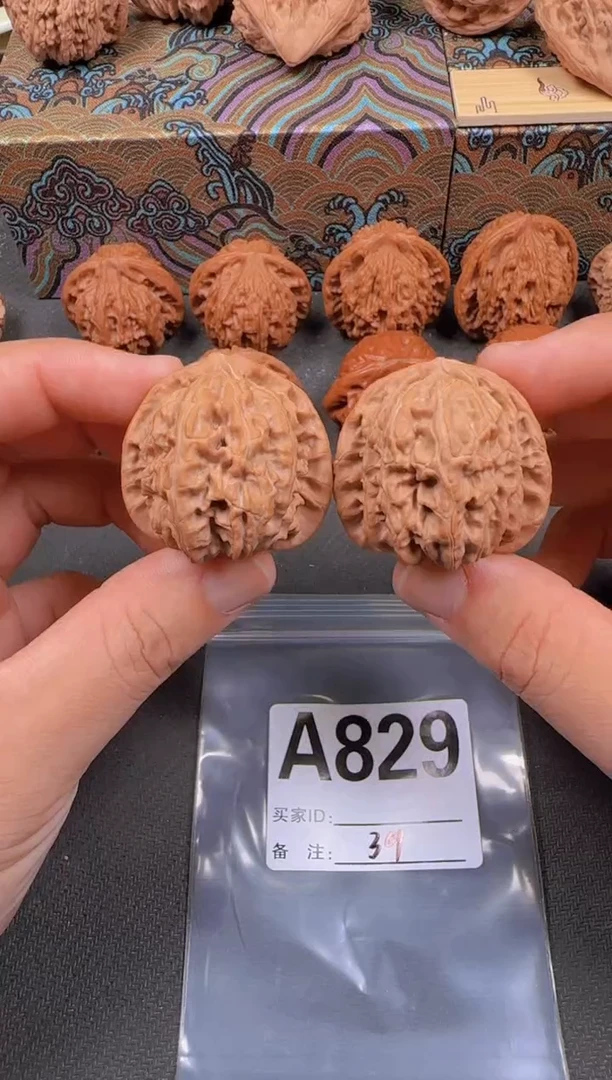 吊坠文玩核桃39白狮子829