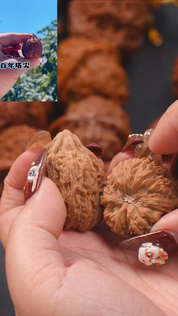 【闪购商品】文玩核桃把件32蚂蚁王金字塔（全品）