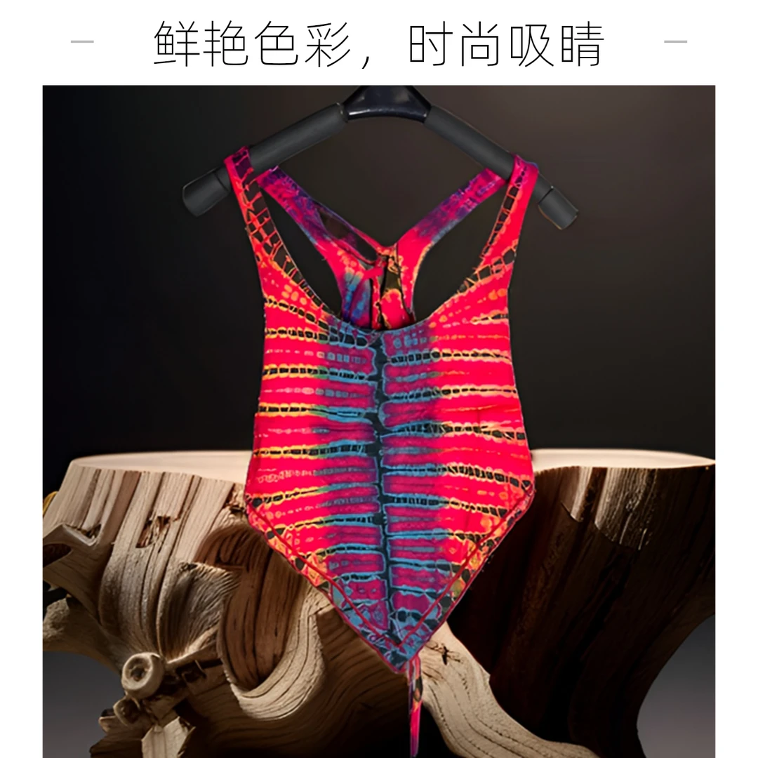 泰国手工制作个性设计款时尚舒适性感美背健身运动沙滩女士背心