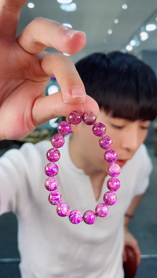 未镶嵌苏纪石（舒俱来）手串南非舒俱来老矿料