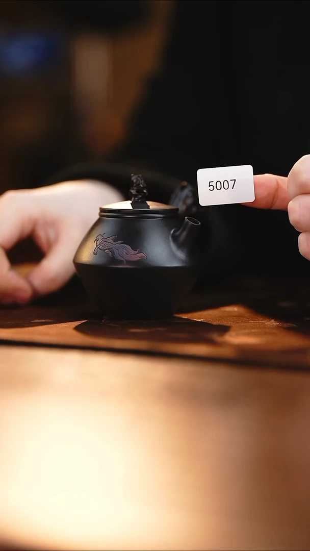 雲梦茶器紫陶茶壶5007
